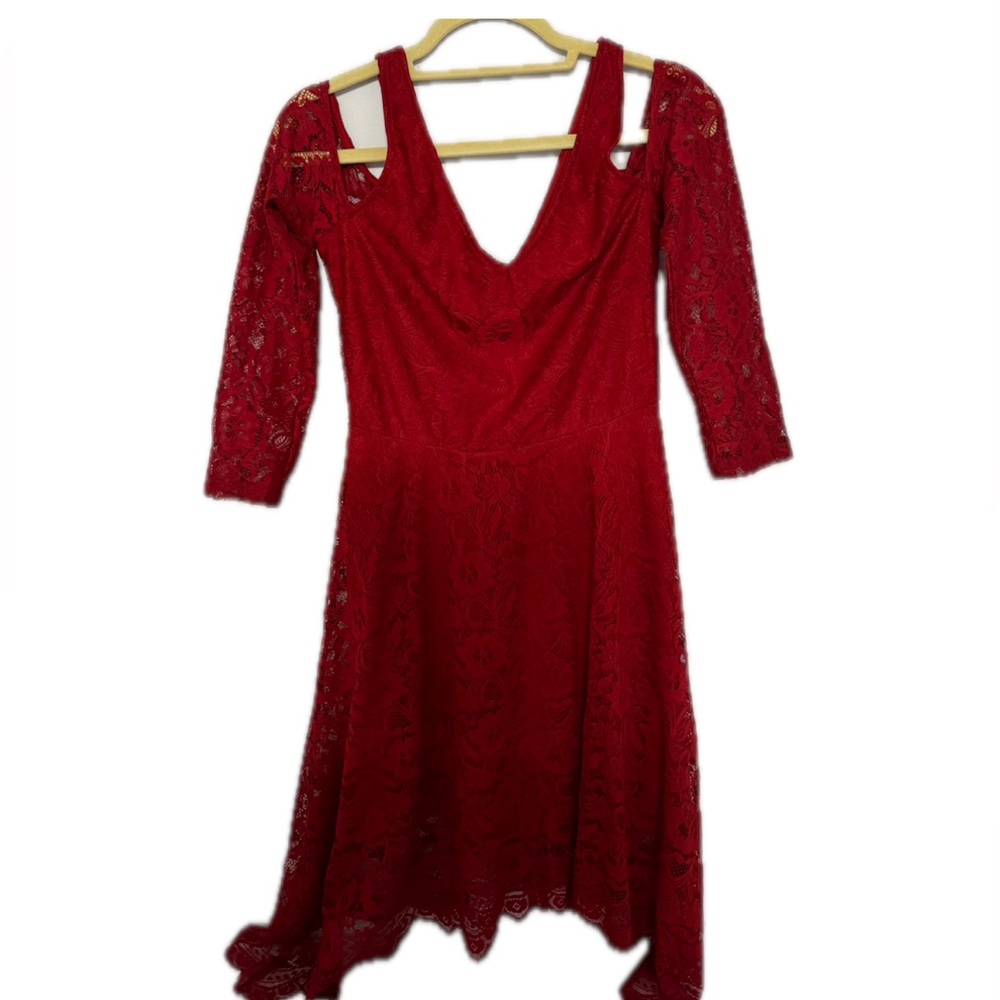 Red Lace Dress